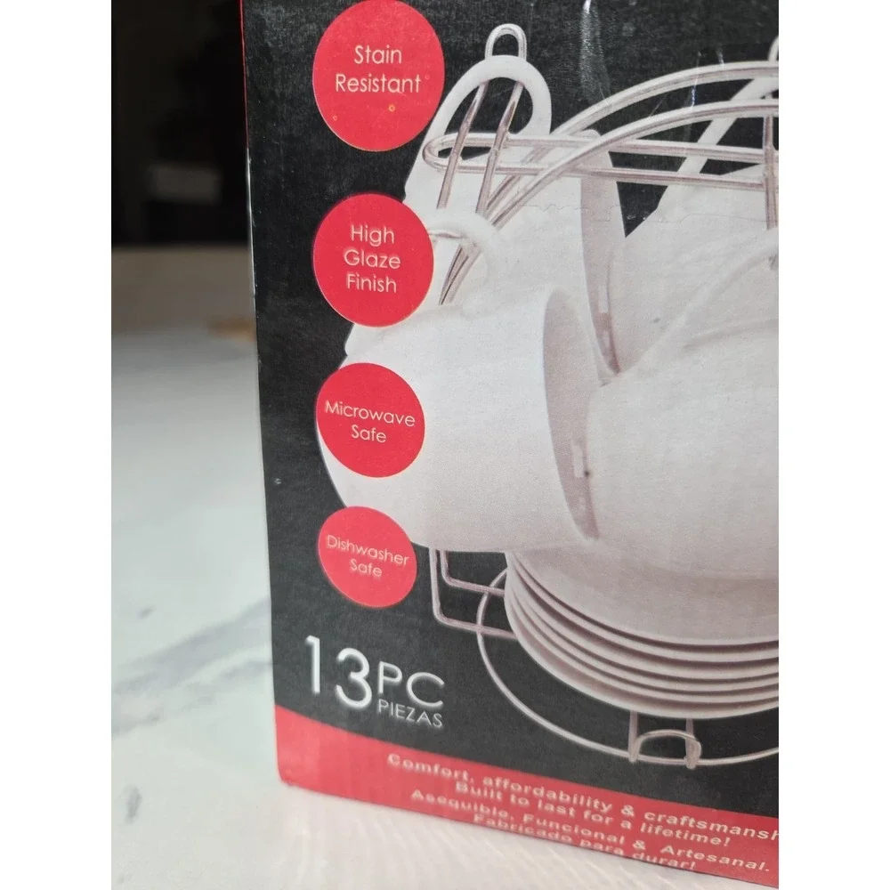 BC Service For 6 Espresso Set. Cups, Saucers, And Display/Storage Stand. 4oz...